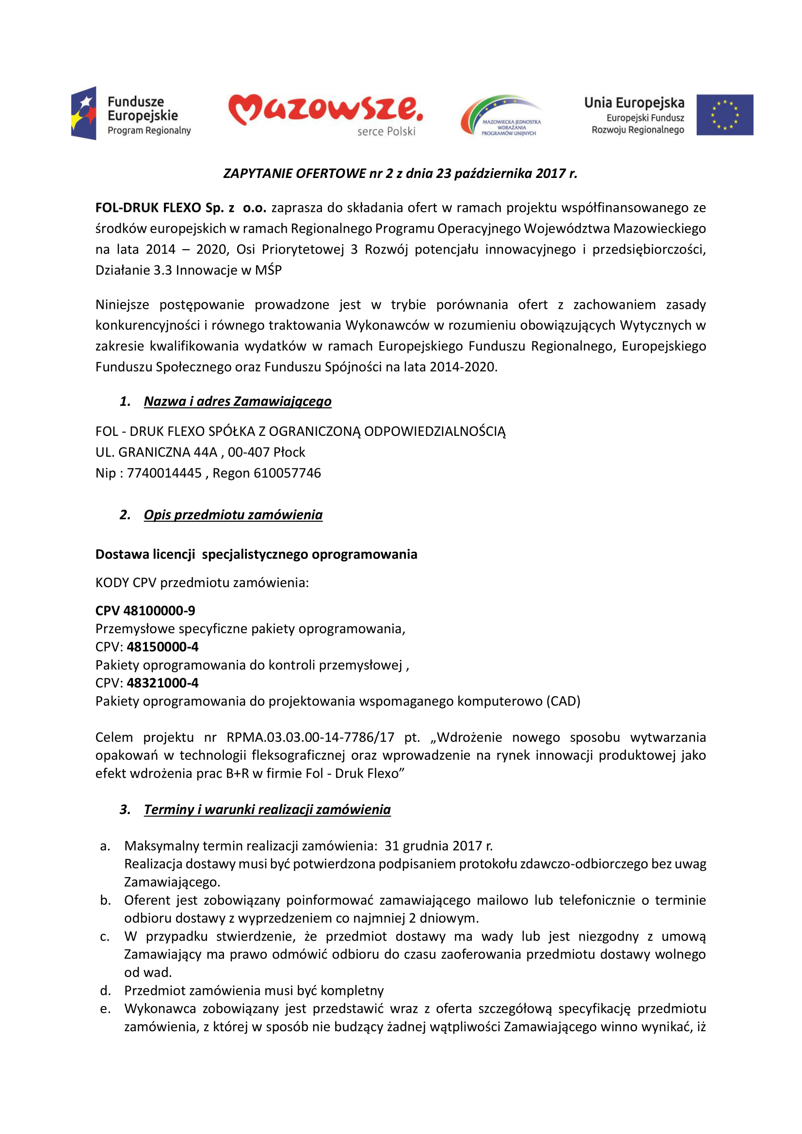 Zapytanie nr 2, strona 1