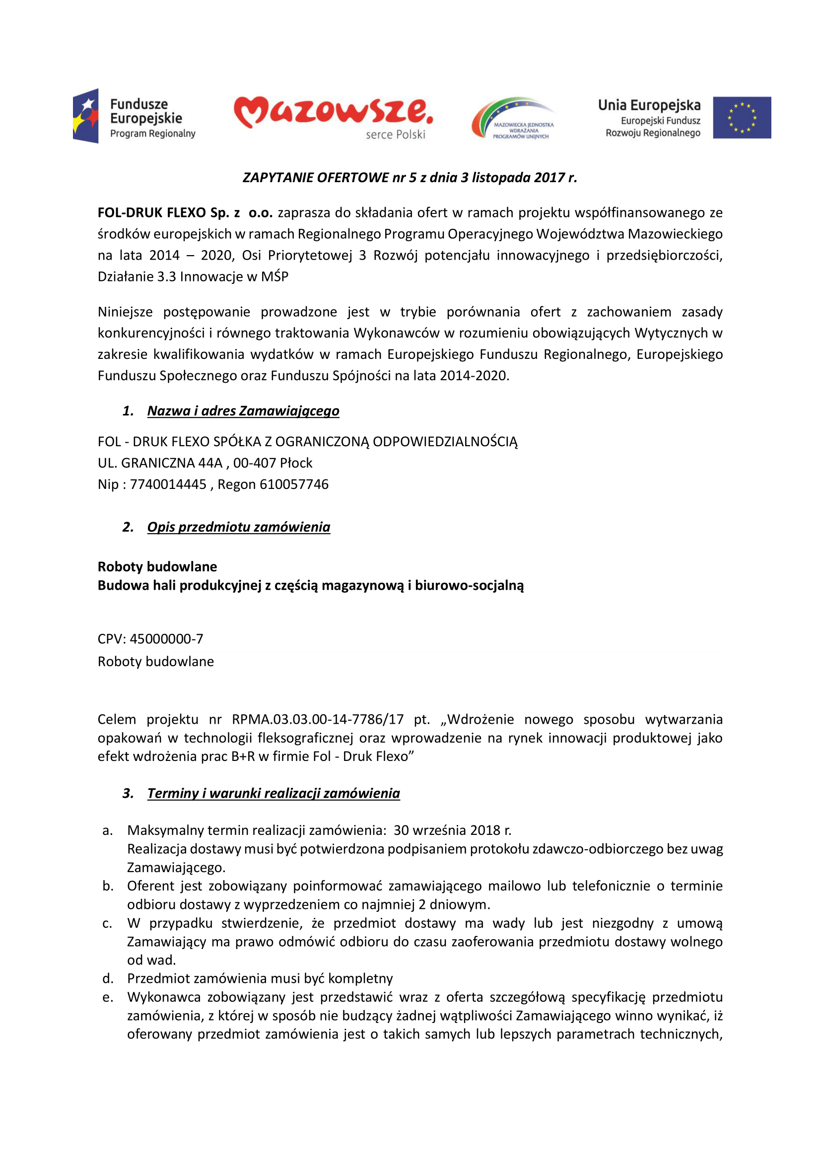 Zapytanie nr 5, strona 1